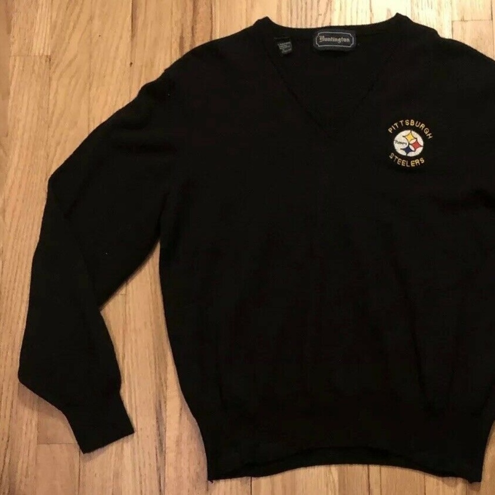 VTG Pittsburgh Steelers Wool Sweater Womens Large